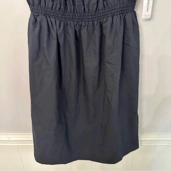 NWT Maggy London Navy Square Neck Knee Length Dress w/ Pockets Size 4 - Picture 8 of 9